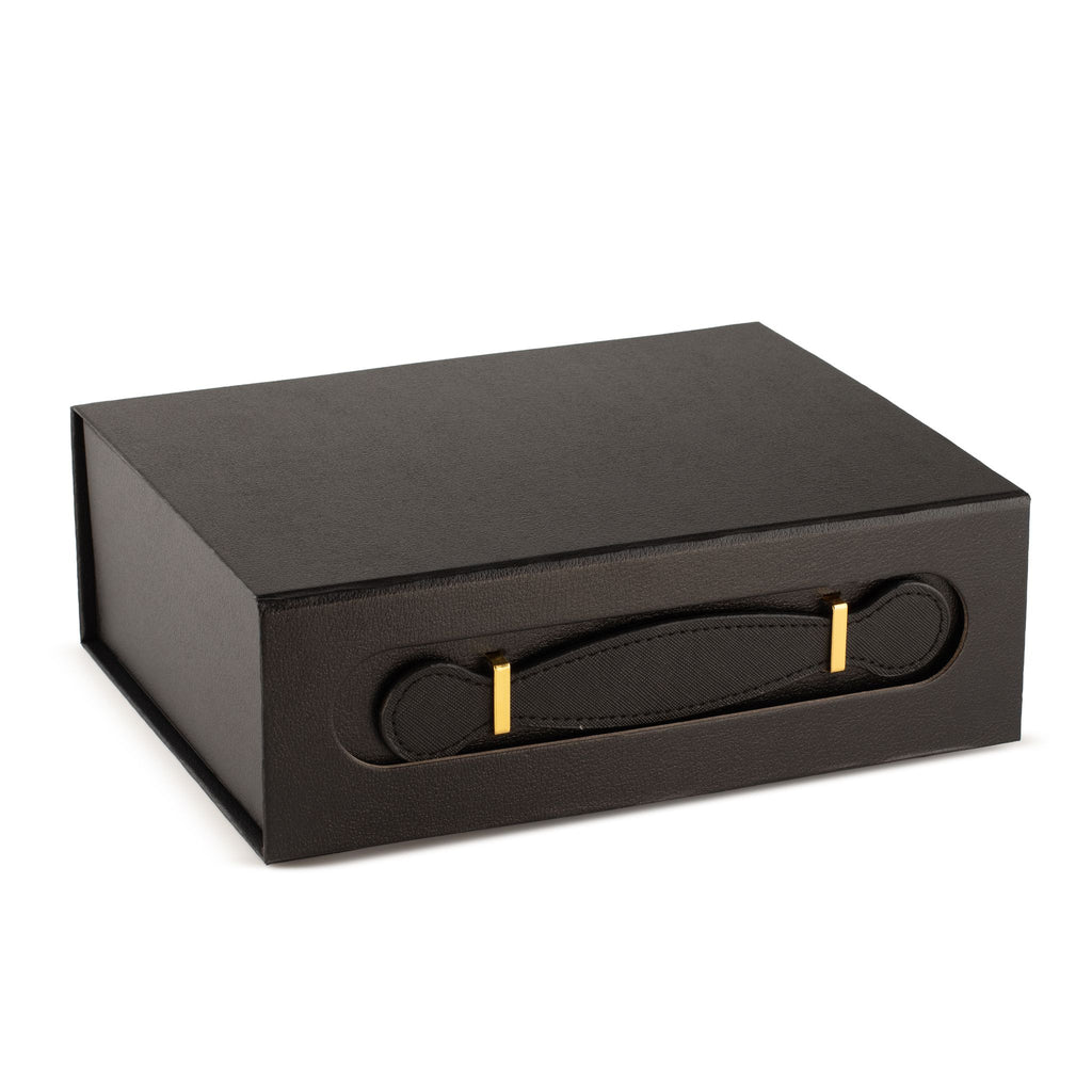Flat Pack Gift Box - Med Hamper  (24x18.2x8cm) - Black