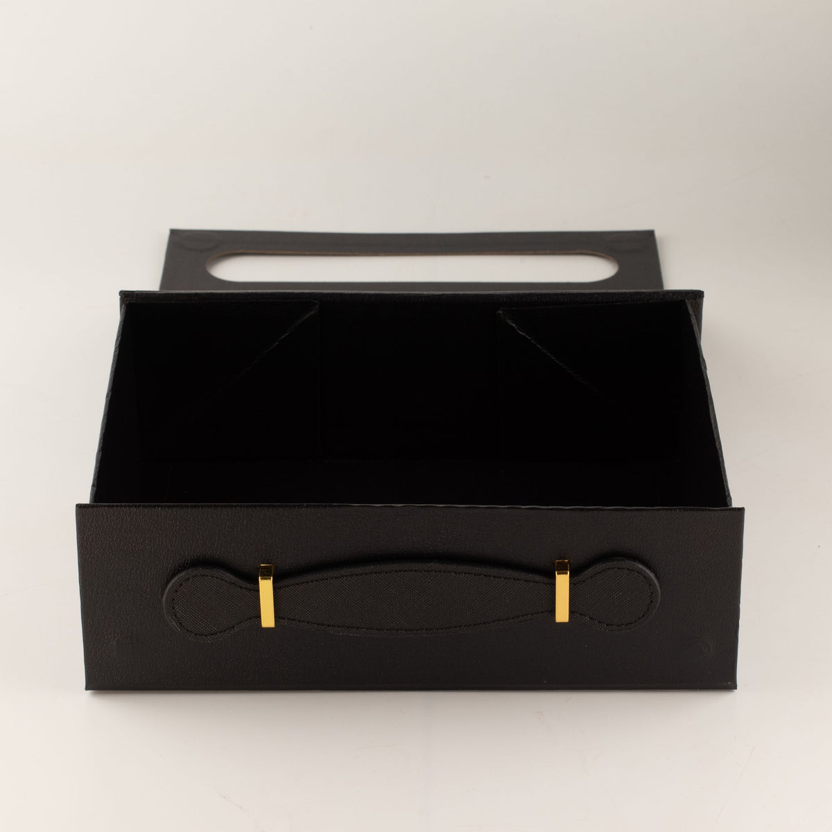 Flat Pack Gift Box - Med Hamper  (24x18.2x8cm) - Black